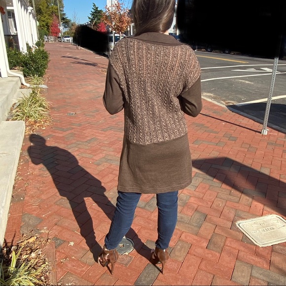 Apriori Sweaters - Apriori Apriorisette Long Zip Up Cardigan Size 8